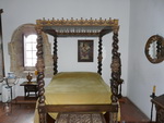 Ausflug Santo Domingo  Bett von Maria de Toledo im Kolumbusmuseum Alcazar de Don Diego Colon (DOM).